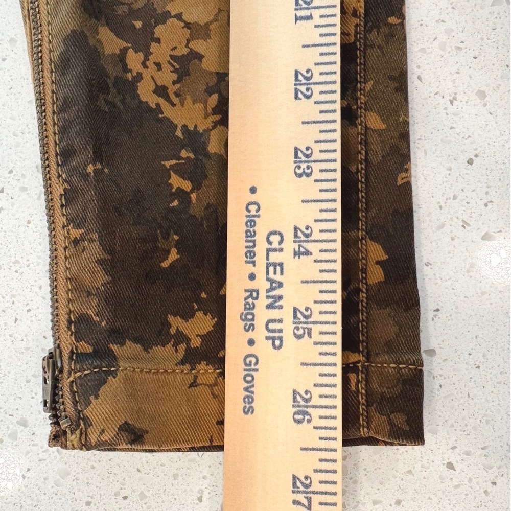 Joie Cargo Skinny Pants Womens 26 Brown Camo Excellent Floral Utility Streetwear - Picture 8 of 8